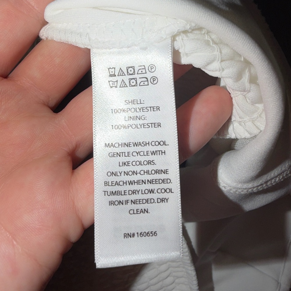 NWT Sincerely Jules Strapless Crop Top Women’s White Corset Ruffle - Picture 4 of 4